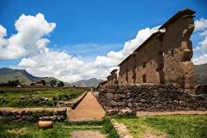 Images Dated 12th March 2016: The Central Wall Of The Temple of Wiracocha, Raqchi, San Pedro District, Canchis Province