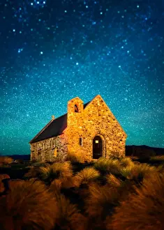 AtomicZen The Beauty Of Nature Prints: Church of Tekapo