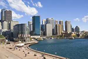Large Group Of People Prints: Circular Quay viewed from Sydney Opera House