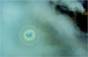 Aerial View Prints: Circular rainbow