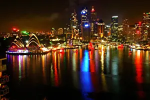 Opera House Prints: City lights