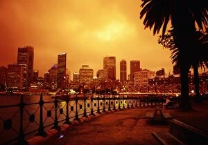 Images Dated 1st May 2014: City Skyline, Sydney, Australia at Night