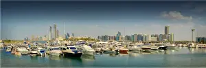 A cityscape from Abu Dhabi, united Arab Emirates