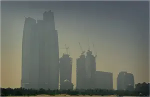 A cityscape from Abu Dhabi, united Arab Emirates