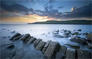 Kimmeridge Prints: Clavells pier, Kimmeridge bay, Dorset, England