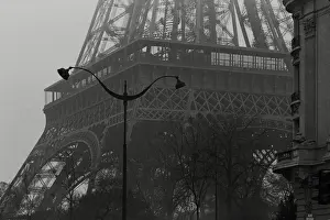 France Prints: Closed Up Image of the Eiffel Tower