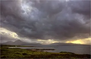 Cloudscape on the Isle of Skye, Inner Hebrides, Western Scotland