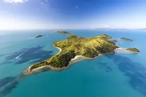 Exterior Views Prints: coast, distance, exterior views, full-length, ocean, tropical, tropics, whitsunday