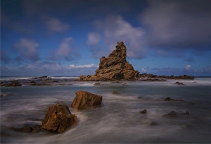 A coastal view at Eagles nest, Shack bay, Cape Paterson, Victoria A coastal view at Eagles nest, Shack bay, Cape Paterson, Victoria