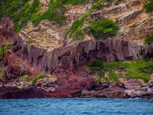 : Coastal view on the shoreline of the Beowa National Park