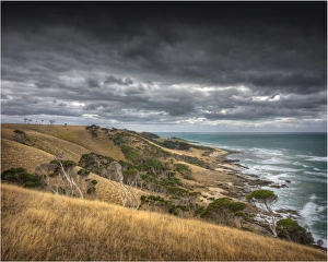 Coastal views near the Wall, an area so named because of its steepness, extreme difficulty Coastal views near the Wall, an area so named because of its steepness, extreme difficulty