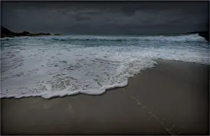 Images Dated 2010 April: The coastline and surging seas at Binnalong Bay on the East coast of Tasmania