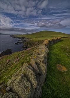 A coastline view, Shetland Island, s Scotland
