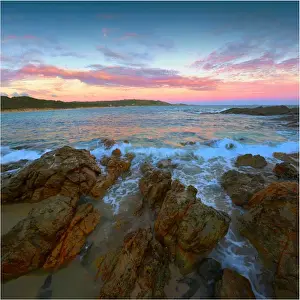 Colliers beach, situated on the south East coastline of King Island, Bass Strait, Tasmania