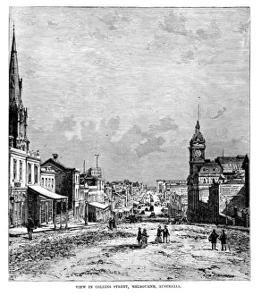 City Life Prints: Collins Street, Melbourne