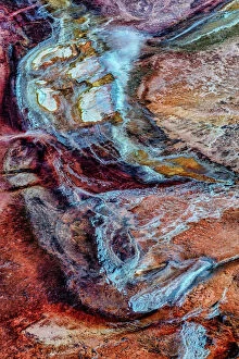 Abstracts Collection: Colours of Lake Eyre