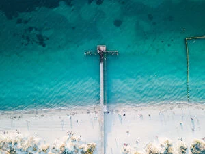 Drone Aerial Views Collection: coogee jetty drone photo