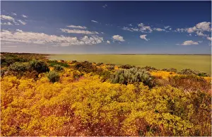 National Park Prints: The Coorong, a superb natural waterway as viewed from Jacks point, South Australia