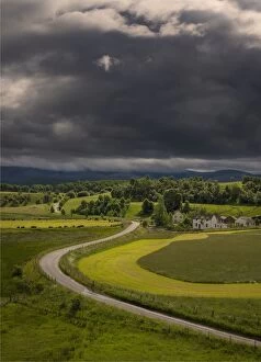 Images Dated 7th July 2015: Country road in the Cairngorms
