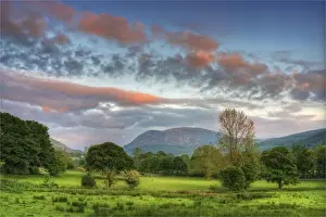 Wales Prints: Countryside farming view within the Snowdonia National Park in northern Wales