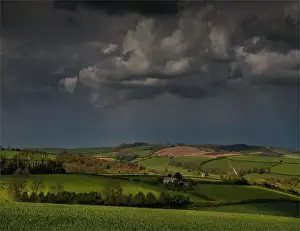 English Landscape And Panorama Views By Southern Lightscapes Prints: The countryside near the village of Alton Pancras