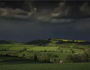English Landscape And Panorama Views By Southern Lightscapes Prints: The countryside near the village of Alton Pancras