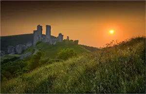 A countryside view near Corfe Castle, Isle of Purbeck, Dorset, England