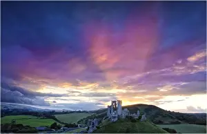 A countryside view near Corfe Castle, Isle of Purbeck, Dorset, England