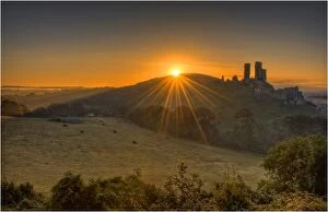 Images Dated 9th September 2012: A countryside view near Corfe Castle, Isle of Purbeck, Dorset, England
