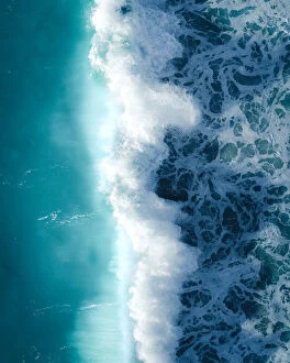 Ocean Wave Aerials Collection: Crashing Waves