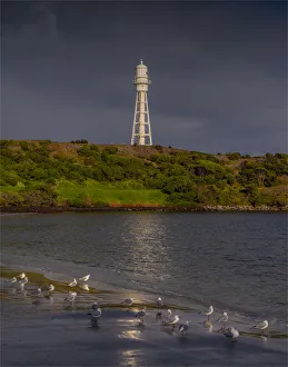 Currie Harbour and the Lighthouse, King Island, Bass Straight, Tasmania Currie Harbour and the Lighthouse, King Island, Bass Straight, Tasmania