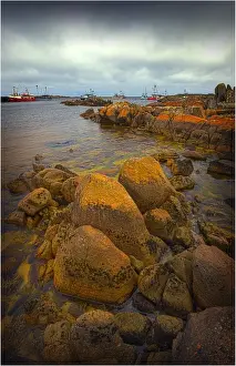 Fishing Industry Prints: Currie harbour view, King Island, Bass Strait, Tasmania