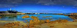 Fishing Industry Prints: Currie harbour view, King Island, Bass Strait, Tasmania