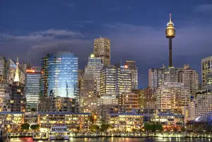 Communications Tower Prints: Darling harbour