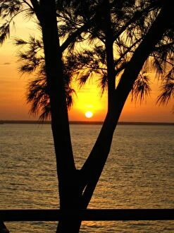 Jodie Griggs Collection: Darwin Sunset over the Ocean