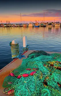 Ian Rolfe's Southern Lightscapes Prints: Dawn light on a late summer's morning at the Lakes Entrance Harbour