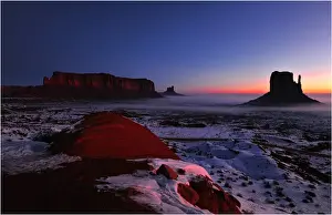 Monument Valley Prints: Dawn at Monument Valley, Arizona, United States of America