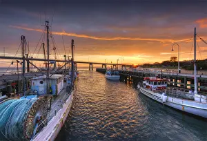 Dawn at San Remo wharf, Victoria, Australia