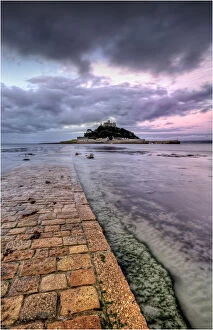 Images Dated 27th September 2012: Dawn, St. Michaels Mount, Penzance, Cornwall, England