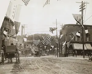 Town Prints: Decorated Street