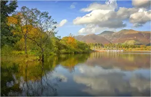 Cumbria Prints: Derwent Water, Lakes district, Cumbria, England