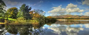 Cumbria Prints: Derwent water panorama
