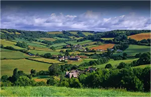 The Devon countryside, England