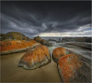 Disappointment Bay on the northern end of King Island, bass Strait, Tasmania