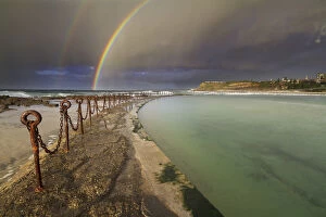 Images Dated 18th September 2015: Double rainbow over Newcastle Baths