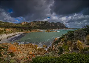 Dramatic light on the Docks on the west coastline of Flinders Island, Bass Strait, Tasmania