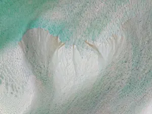 Images Dated 2024: Drone image above sand patterns in an estuary at low tide, Western Australia, Australia