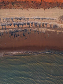 Images Dated 2nd August 2019: Drone photograph of Broome coastline, Western Australia