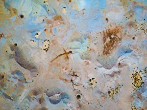 Images Dated 2nd August 2019: Drone shot of opal fields, Coober Pedy, Australia