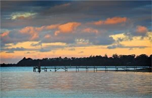 Images Dated 3rd April 2010: Dusk on the Georges River Estuary, Tasmania